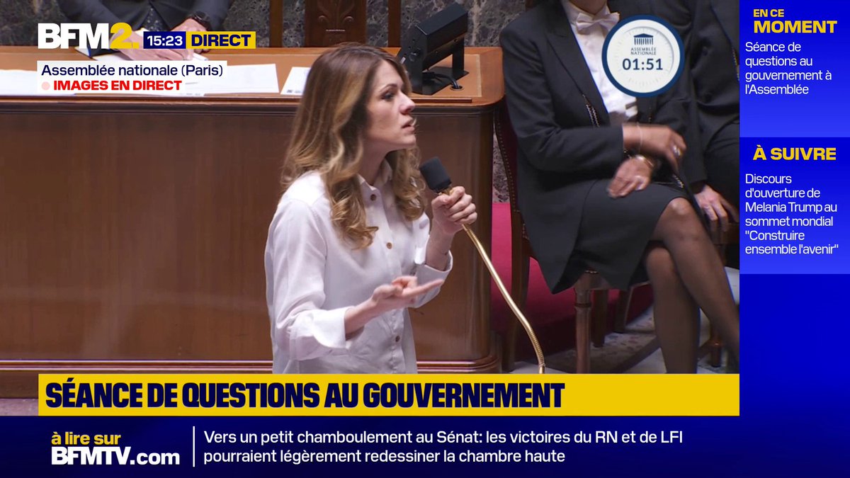 🇫🇷⛽️ FLASH | Malgré la hausse du prix du carburant, "jamais l'État ne s'est enrichi sur le dos d'une crise", assure Maud Bregeon, porte-parole du gouvernement et ministre déléguée de l'Énergie.