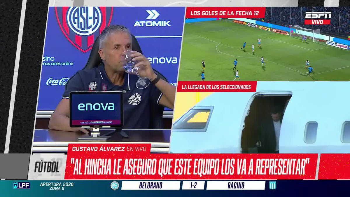 "LES ASEGURO QUE ESTE EQUIPO LOS VA A REPRESENTAR" ✍️ Firma, Gustavo Álvarez, nuevo DT de San Lorenzo. 📺 #ESPNF12 | #DisneyPlus Plan Premium