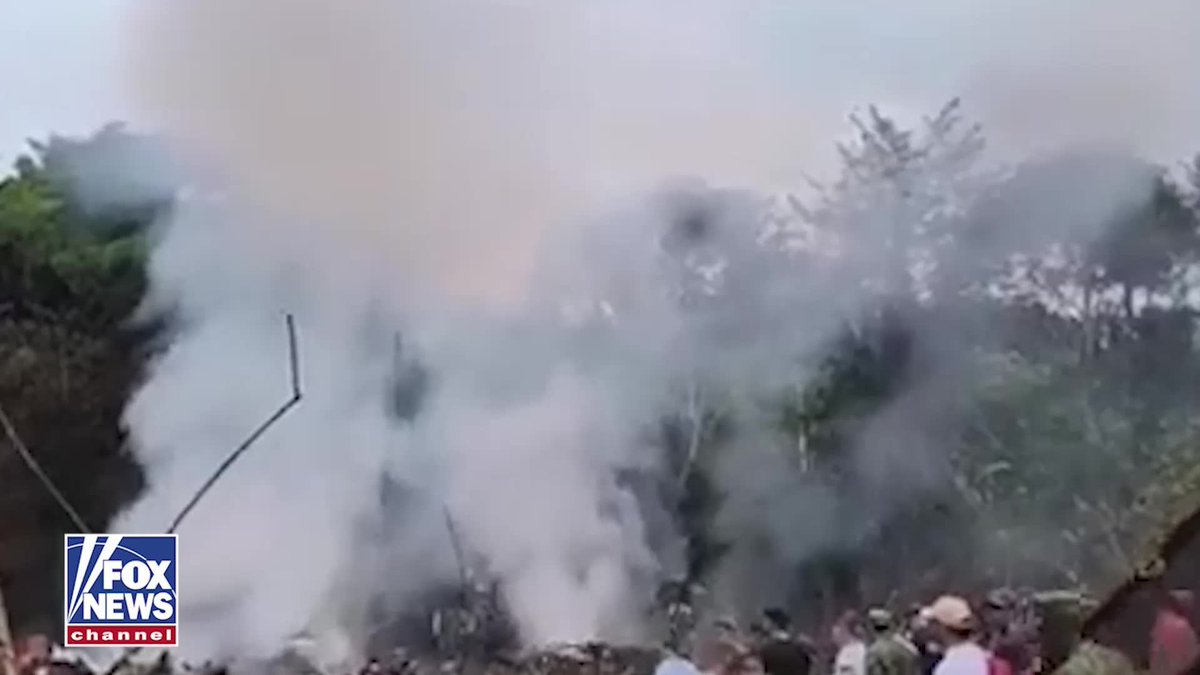 HORRIFIC ACCIDENT: At least 66 people were killed and 57 have been rescued after a horrifying military plane crash in Colombia. The aircraft was carrying 114 personnel from the National Army and 11 crew members. Video shows burning wreckage and several pieces of the plane scattered across a forest. The cause of the crash is currently being investigated.