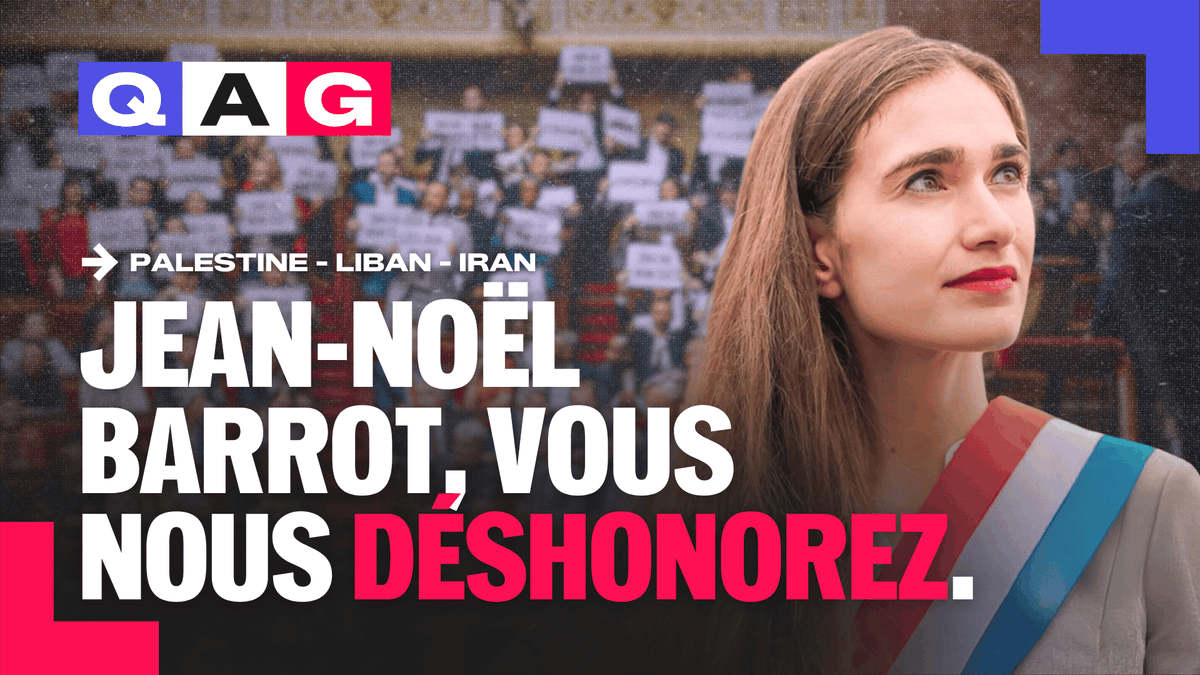 🔴🗣️ URGENT ! Claire Lejeune étrille le ministre des Affaires Étrangères sur la guerre impériale et illégale au proche-Orient et le génocide à Gaza ! « M. Barrot, vous nous déshonorez. Vous êtes le visage d’une France qui s’est oubliée, car toute notre histoire s’érige fièrement contre ce type de lâchetés. Quand comptez-vous porter la voix de la France et non celle des tyrans ? » #DirectAN #QAG