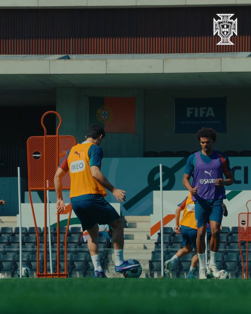 𝗪𝗼𝗿𝗸 𝗶𝗻 𝗽𝗿𝗼𝗴𝗿𝗲𝘀𝘀... ⏳ #VaiDarPortugal | #FIFAWorldCup