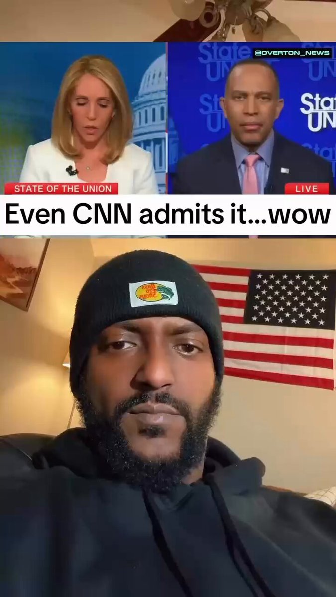Omg! Temu Obama just outed himself on CNN! 🤣😂 He said, off topic.. “Dems are trying to make it more affordable for citizens while keeping TSA from their paychecks!” 🙄 Hakeem even CNN realizes what y’all are doing &amp; aired it! 😅 That’s the amazing part! 😂