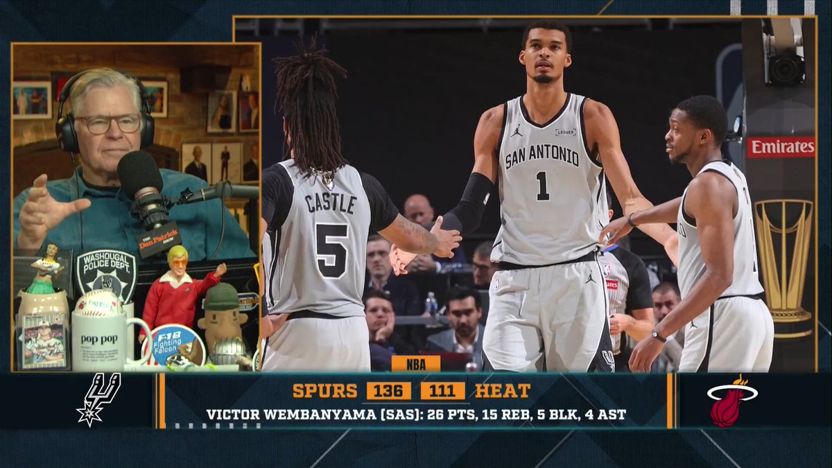 "If Wemby is an A+ on the defensive end, and let's say he's an A- on the offensive end – does anybody match up with those grades? And the answer is nobody." – DP on Victor Wembanyama's chances to win MVP.