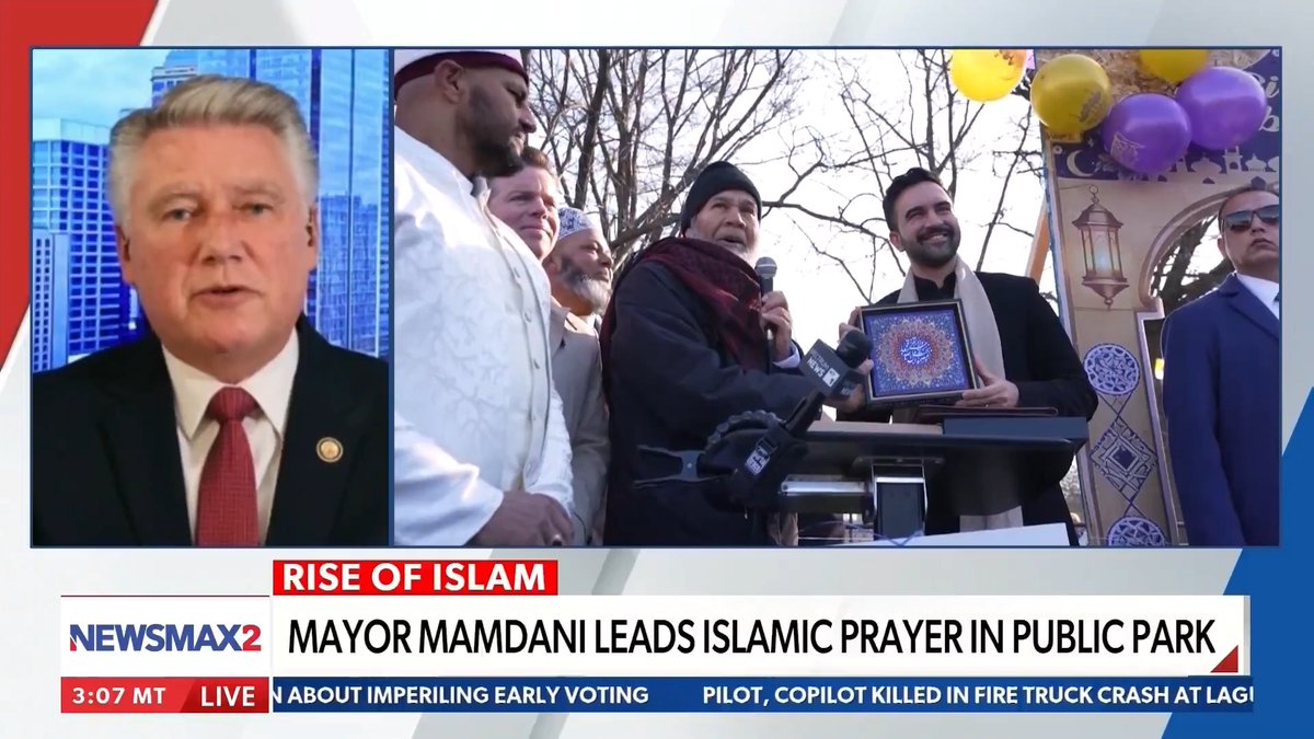 Mamdani’s New York is the front page for radical Islam—and it is spreading across the U.S.! The worst thing we could do is become desensitized to radical Islam; the next thing we know, it will have taken over and become all too normalized. @newsmax