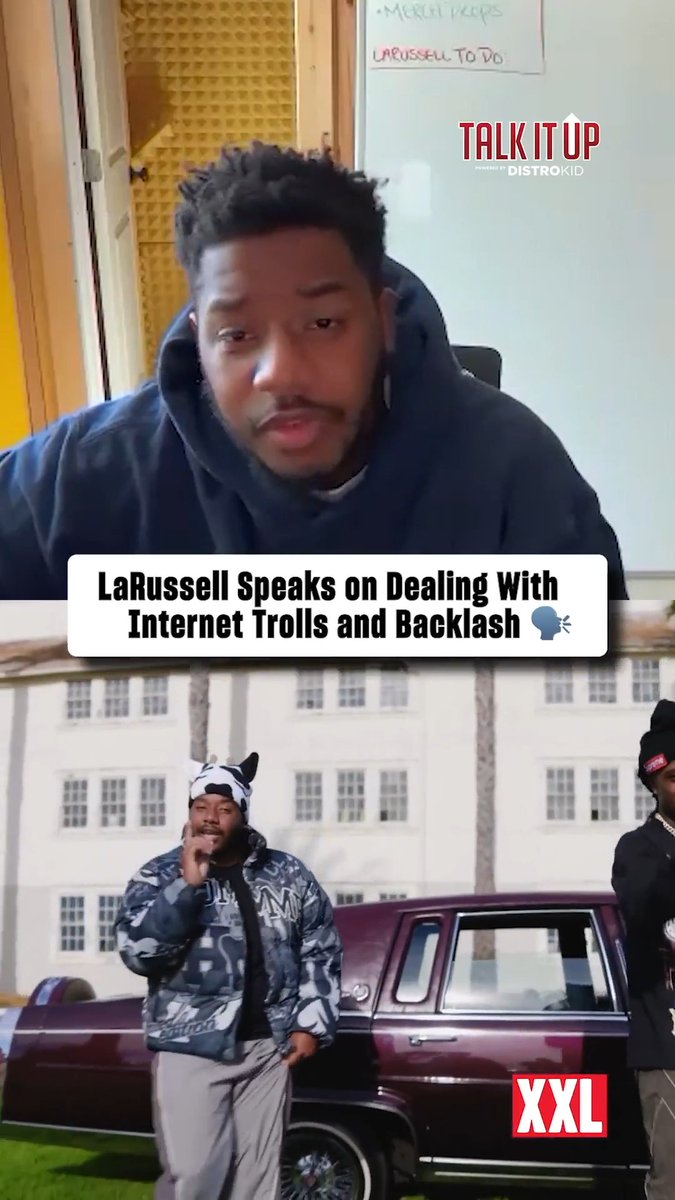 LaRussell speaks on dealing with internet trolls and backlash. "Nobody who has a opinion on me negatively have done half of what I've done in my life... Hate come with being great." Watch full interview: Powered by DistroKid