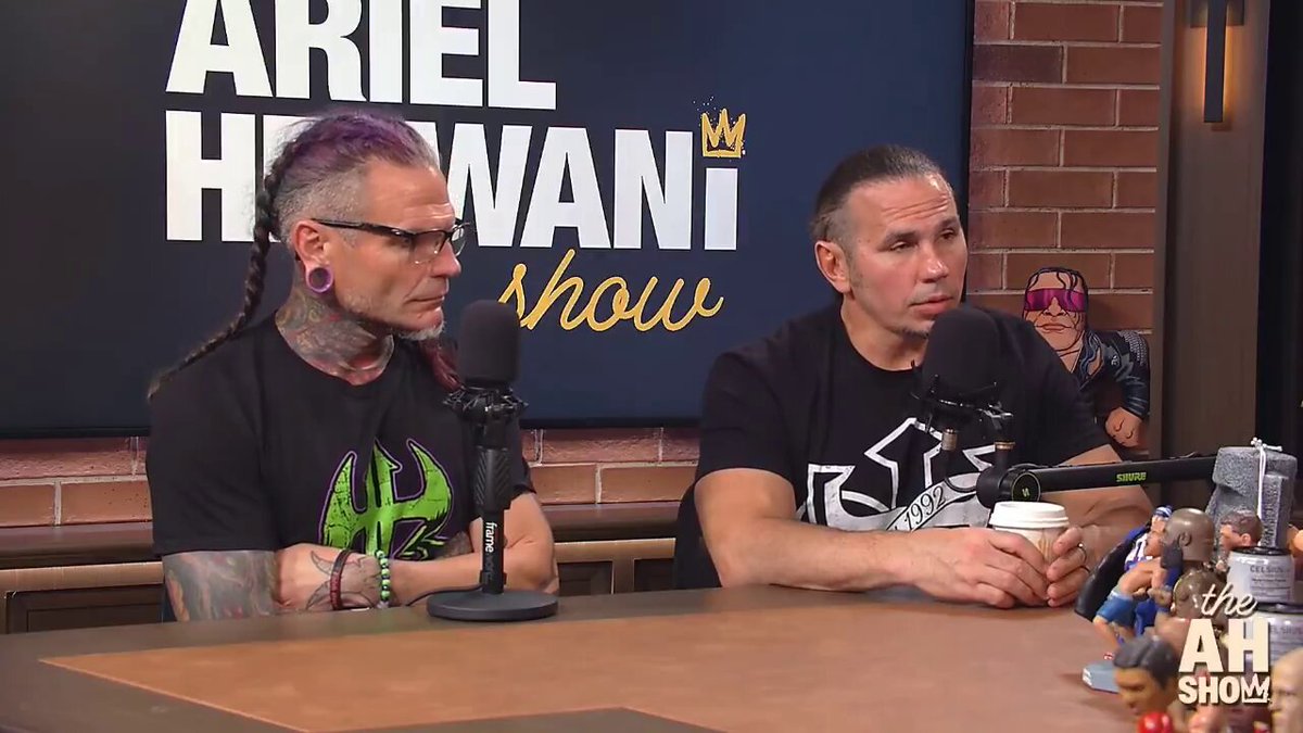 Jeff Hardy was approached to enter the WWE Hall Of Fame as a singles star But turned down the opportunity because he wanted his Brother to go in with him ❤️ (Ariel Helwani Show)