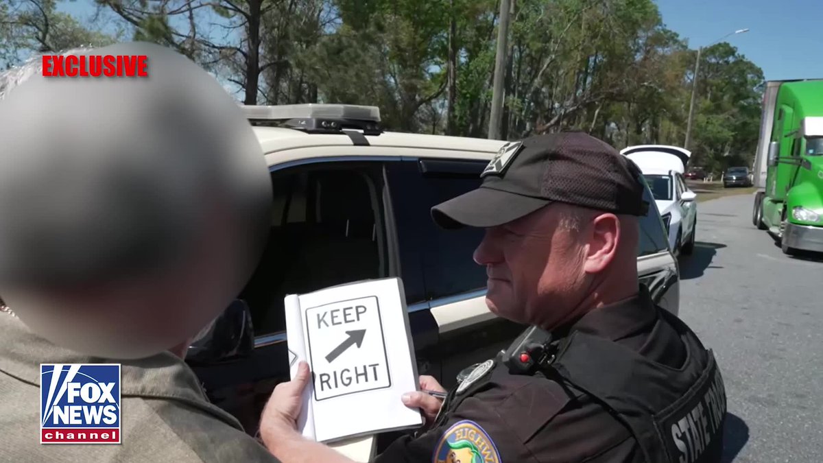 EXCLUSIVE: Fox News cameras capture the moment a Florida Transportation official pulls a big rig trucker out of service after the driver struggles to understand English and read road signs. Florida DOT is making a major push to enforce commercial licensing rules after several deadly crashes involving illegal immigrants. This comes as Florida troopers reveal a shocking statistic: Nearly 50% of truckers pulled over on one major highway do not speak English. | Alexis McAdams
