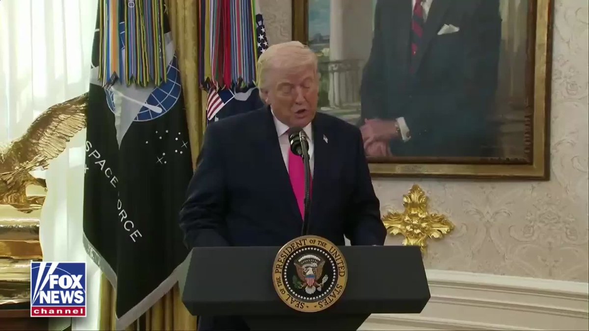 BREAKING: “We’re thrilled to swear in our new Secretary of Homeland Security, a great American patriot, to put it mildly, Markwayne Mullin... Congratulations, you deserve it.” -President Trump