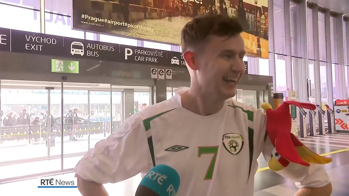 'The excitement was off the charts this morning'' Paul O'Flynn and Samantha Libreri report from Prague as the countdown continues to Thursday's World Cup play-off clash #RTESport