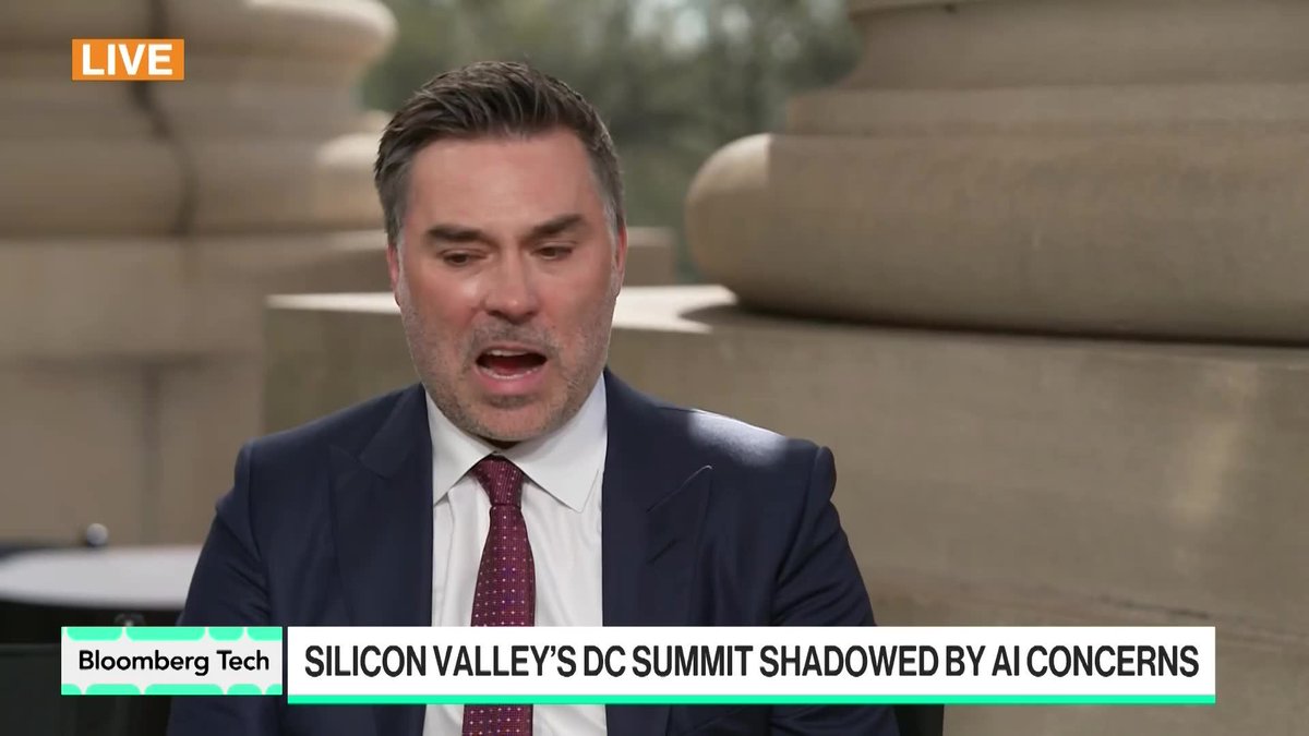 The Department of War is "way far ahead" of the US' adversaries in determining the impact of AI on "the future of warfare," says Anduril Chairman Trae Stephens. He joins Bloomberg Technology at the Hill & Valley Forum in Washington