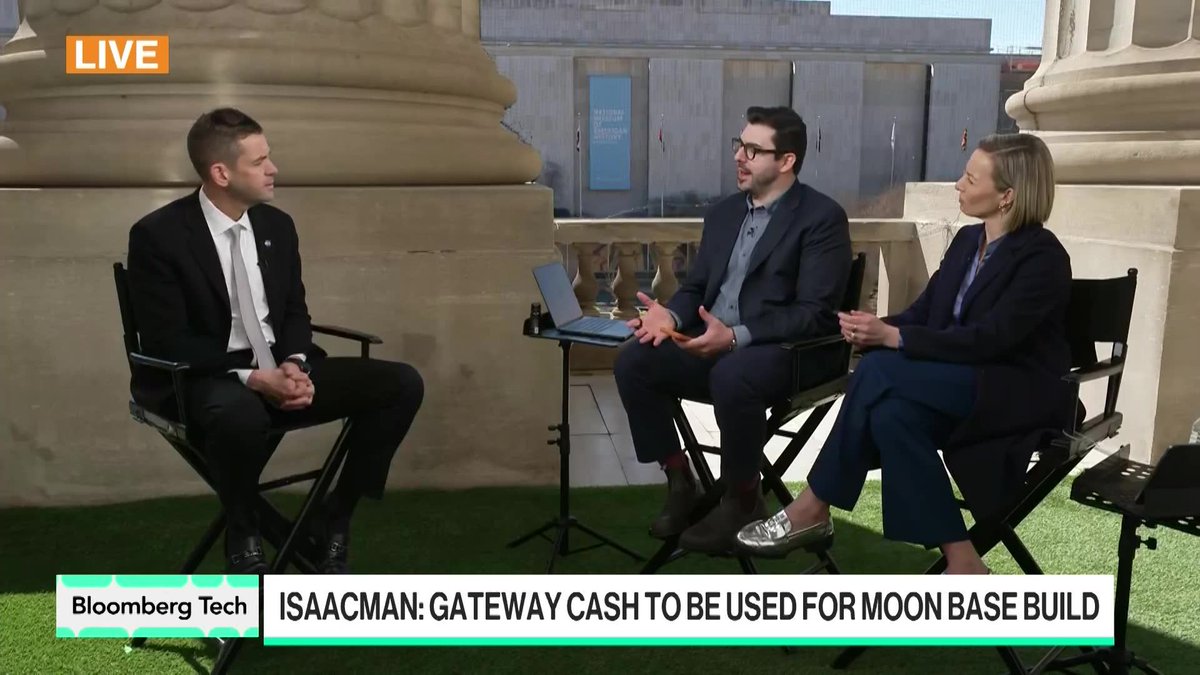 NASA Administrator Jared Isaacman weighs in on Blue Origin's and SpaceX's proposals for landing humans on the moon, as NASA pledges $20 billion over seven years to build a moon base