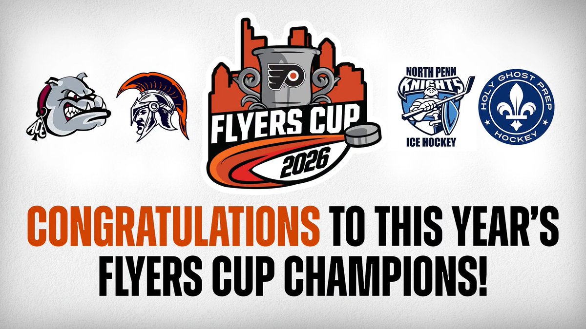 Our 2026 The Flyers Cup champions have been crowned! AAA - Holy Ghost Prep AA - North Penn A - Hershey Girls - Lower Merion