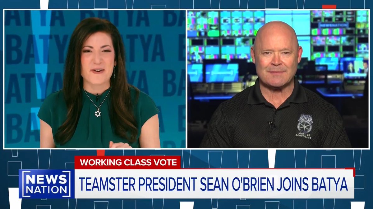 WATCH NOW: Teamsters General President Sean M. O’Brien sits down with NewsNation’s Batya Ungar-Sargon to talk about bipartisanship, protecting Americans, and creating good union jobs.