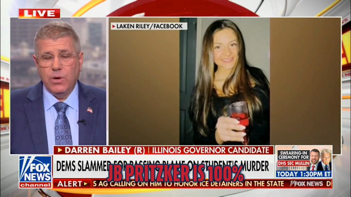 A young woman is dead and JB Pritzker's first instinct was to blame Trump. He signed sanctuary state into law. He signed the Trust Act blocking police from working with feds. He signed the SAFE-T Act letting criminals walk free. Her blood is on your hands, JB.