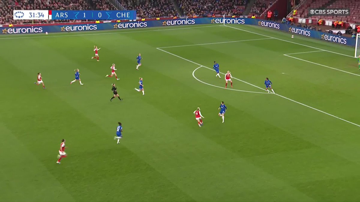 CHLOE KELLY WITH A STUNNER 😤 Arsenal take control at the Emirates 🏟️