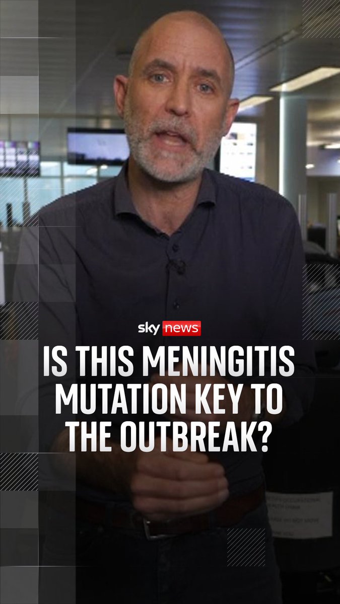 Is this meningitis mutation key to the outbreak? Official figures from the UKHSA show the number of cases from the outbreak in Kent have fallen. Sky's Tom Clarke on what we learned from the latest briefing on the meningitis outbreak.