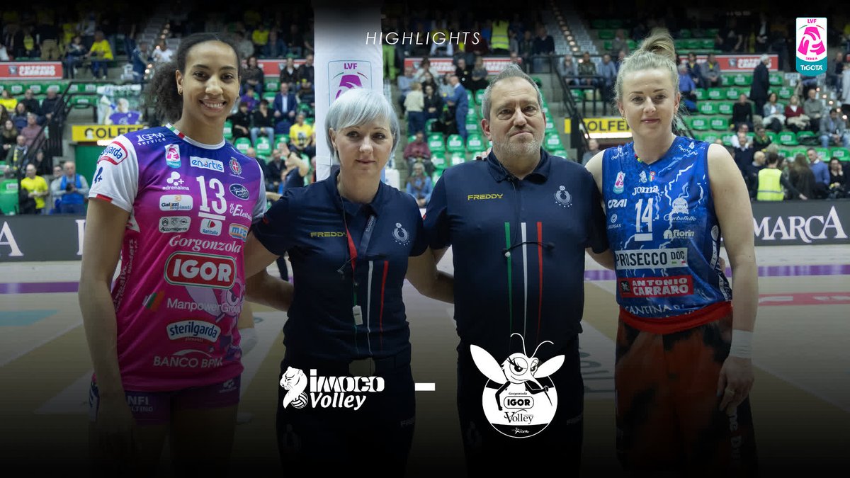 Gli Highlights di Gara 3 delle Semifinali Scudetto tra Prosecco Doc Imoco Volley e Igor Volley Novara 📺 #Volleyball #Pallavolo #Playoff #Conegliano #Novara