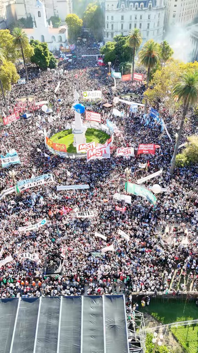 🙌🏼 El poder de la movilización popular. 📸 Imágenes de Ayi Cesare para CELS.