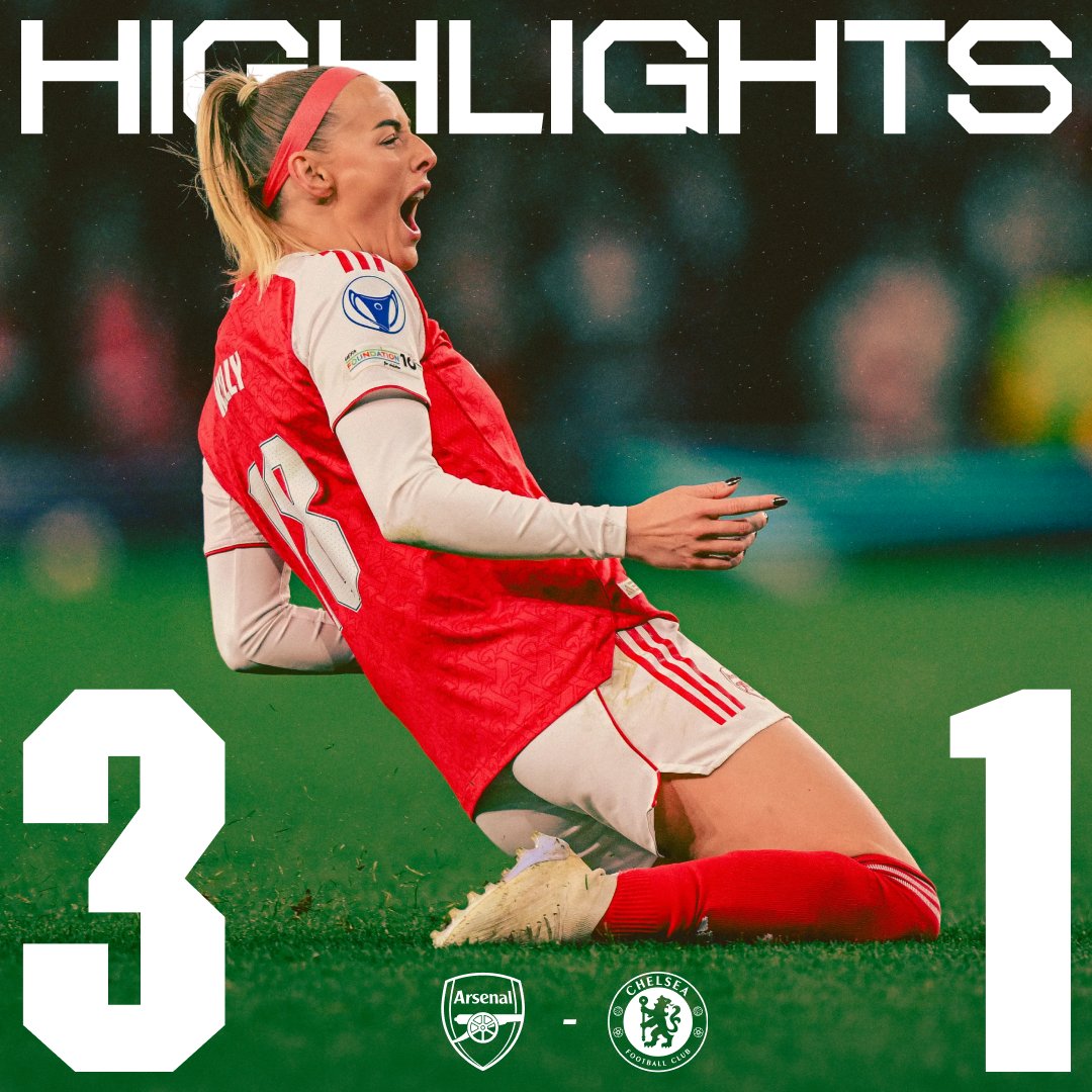 Rising to the occasion. Enjoy the highlights from tonight’s win over Chelsea 📺 Watch the UEFA Women’s Champions League on Disney+ 📱