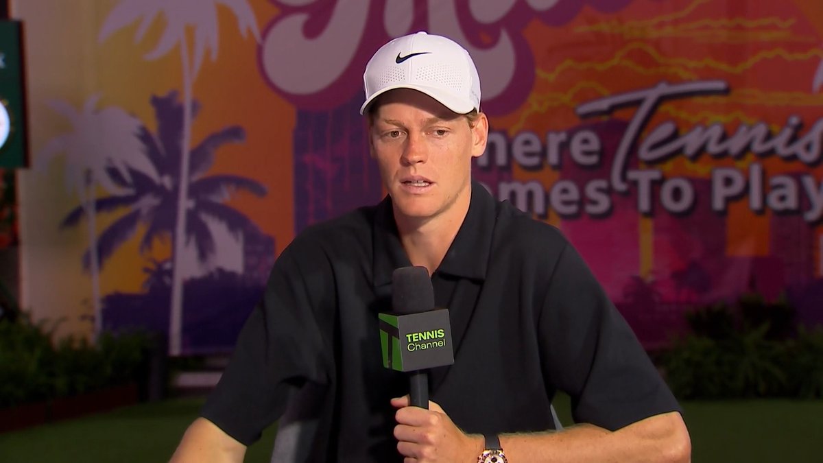 “I know the scenarios [for the No. 1 ranking]." Jannik Sinner has his sights set on recapturing the top spot during clay season 🥇 #MiamiOpen