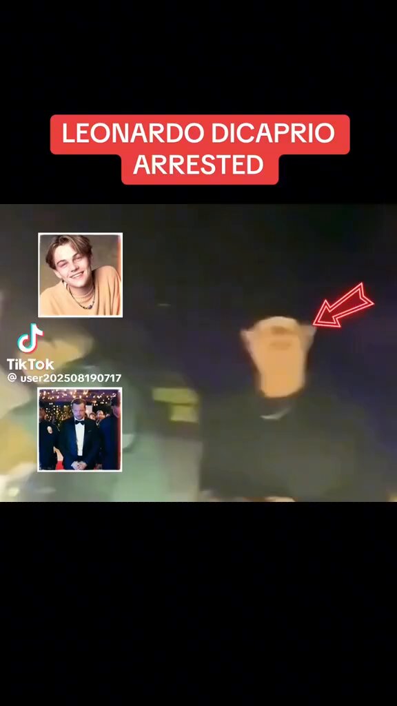 Leo DiCaprio has been arrested for crimes against humanity trafficking humans they caught him all they got everything H/T Debbie Lane