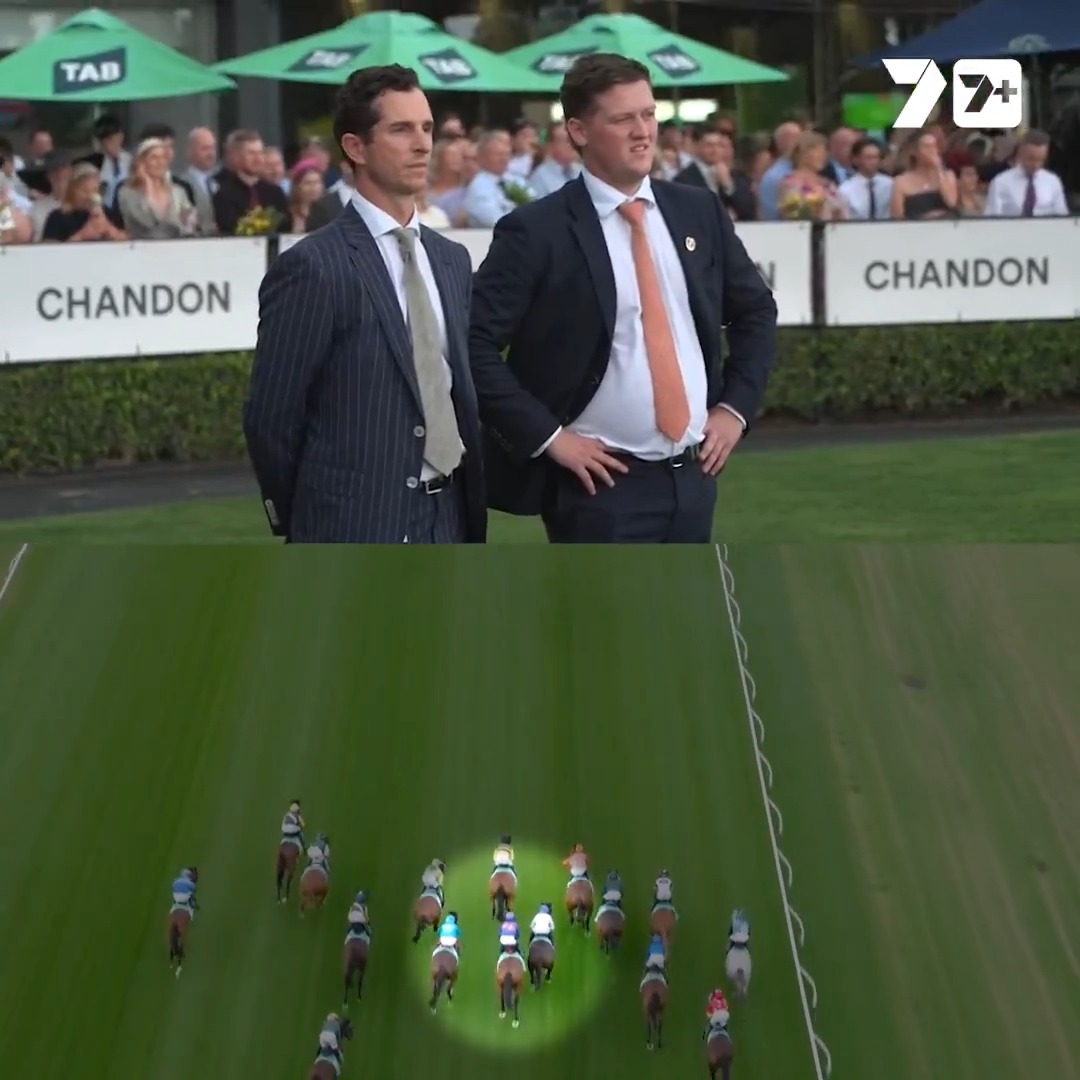 Sound 🔛 Wait for it... Experience Guest House's Golden Slipper triumph through the eyes of Michael Kent and Benjamin Elam. Price Kent Racing Roll the Dice Racing Zac Lloyd Australian Turf Club Racing NSW #SoundsOfTheTurf