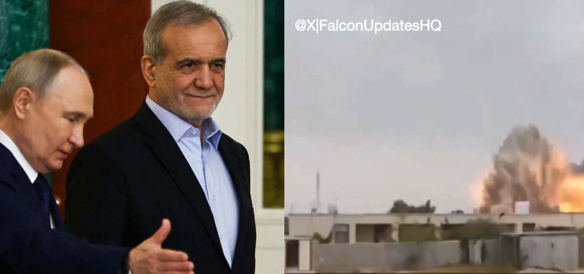 BREAKING 🚨 Israel strikes Russia-Iran weapons supply line in the Caspian Sea.