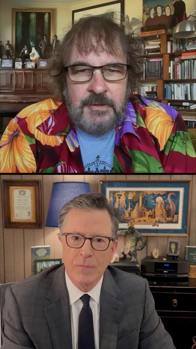 Stephen Colbert will co-write the upcoming #LordOfTheRings film 'Shadow of the Past,' alongside Philippa Boyens and Peter McGee. The film will cover six chapters in the 'The Fellowship of the Ring.'