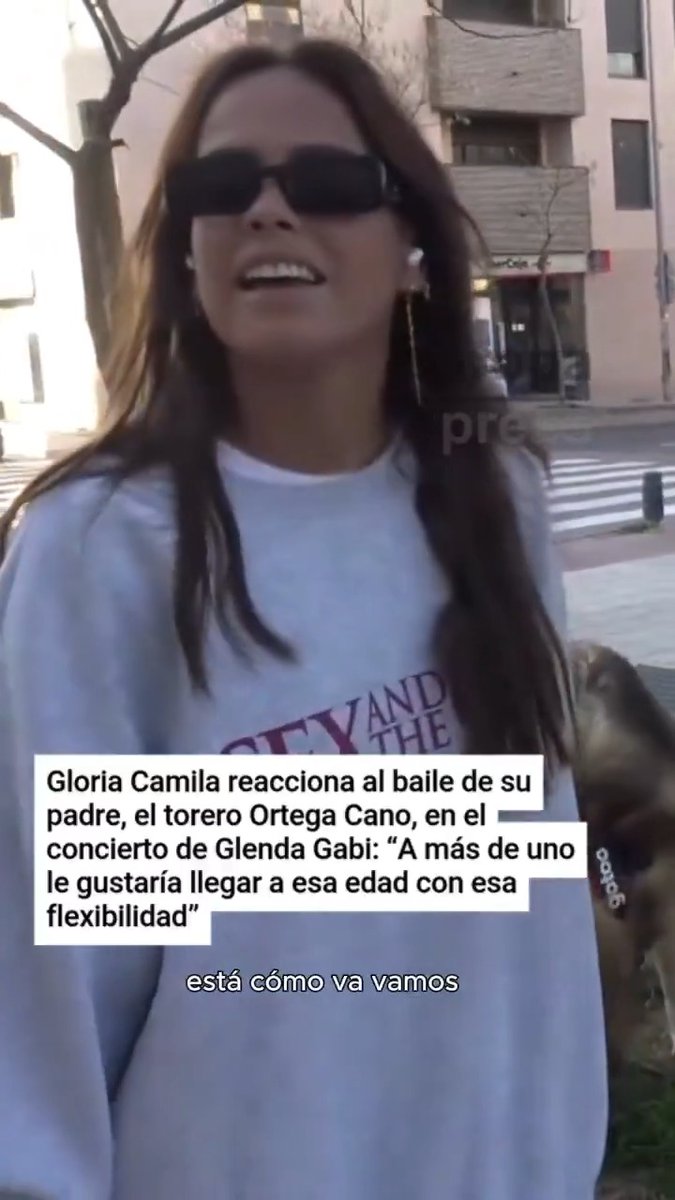 Gloria Camila reacciona al vídeo viral del baile de su padre, el torero Ortega Cano: “A más de uno le gustaría llegar a esa edad con esa flexibilidad”