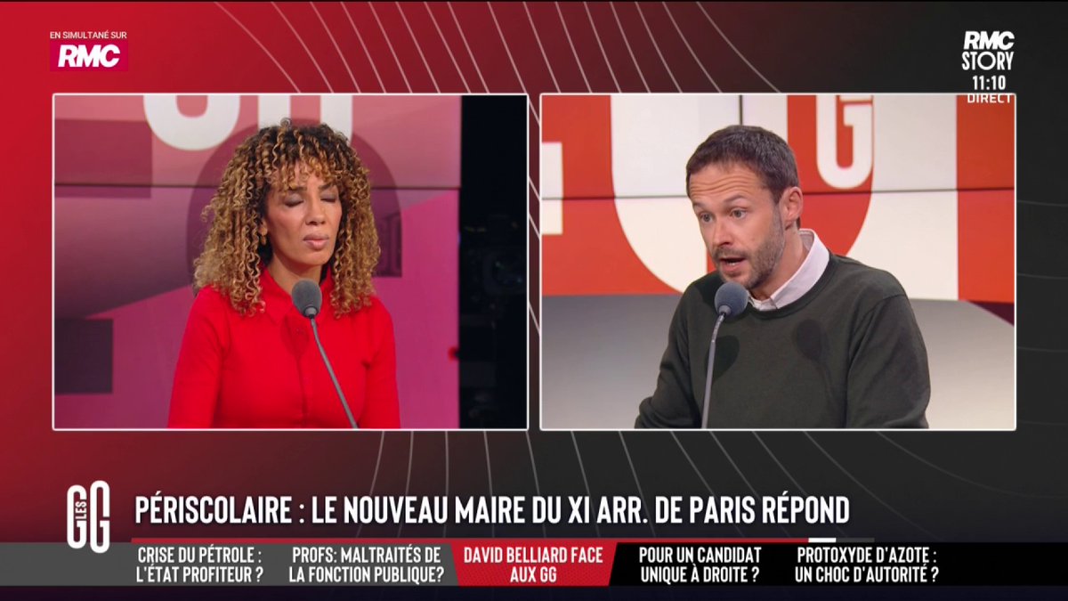 🔴 Scandale du périscolaire à Paris 🗣️ La promesse de David Belliard, maire du XIe arrondissement: "Il faut tout changer! Emmanuel Grégoire fera des annonces très fortes. Ce sera une grande priorité du mandat." #GGRMC
