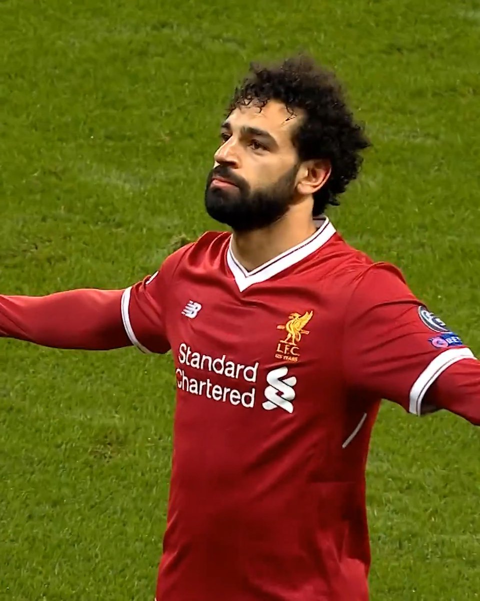 Iconic Salah celebration 😤 #UCL