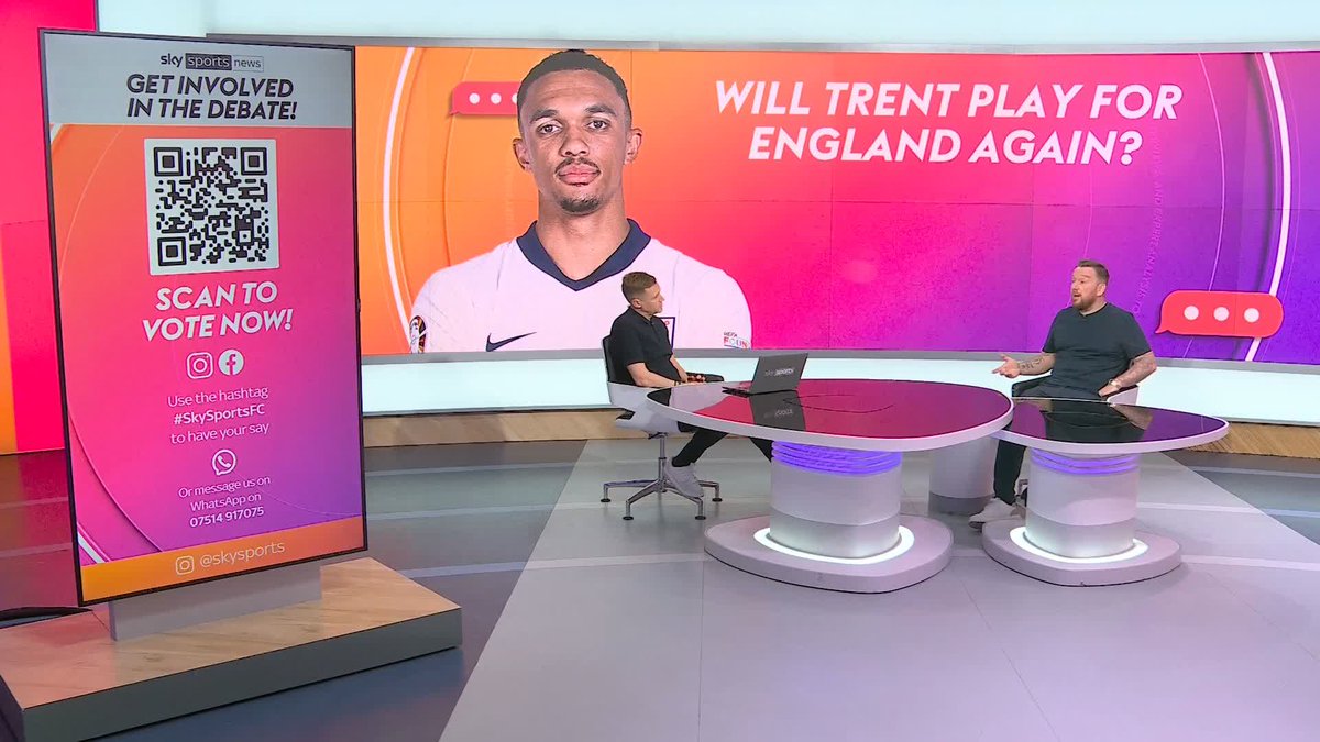 🗣️ "I am surprised that he's not been picked" Are Trent Alexander-Arnold's World Cup hopes over? #SkySportsFC