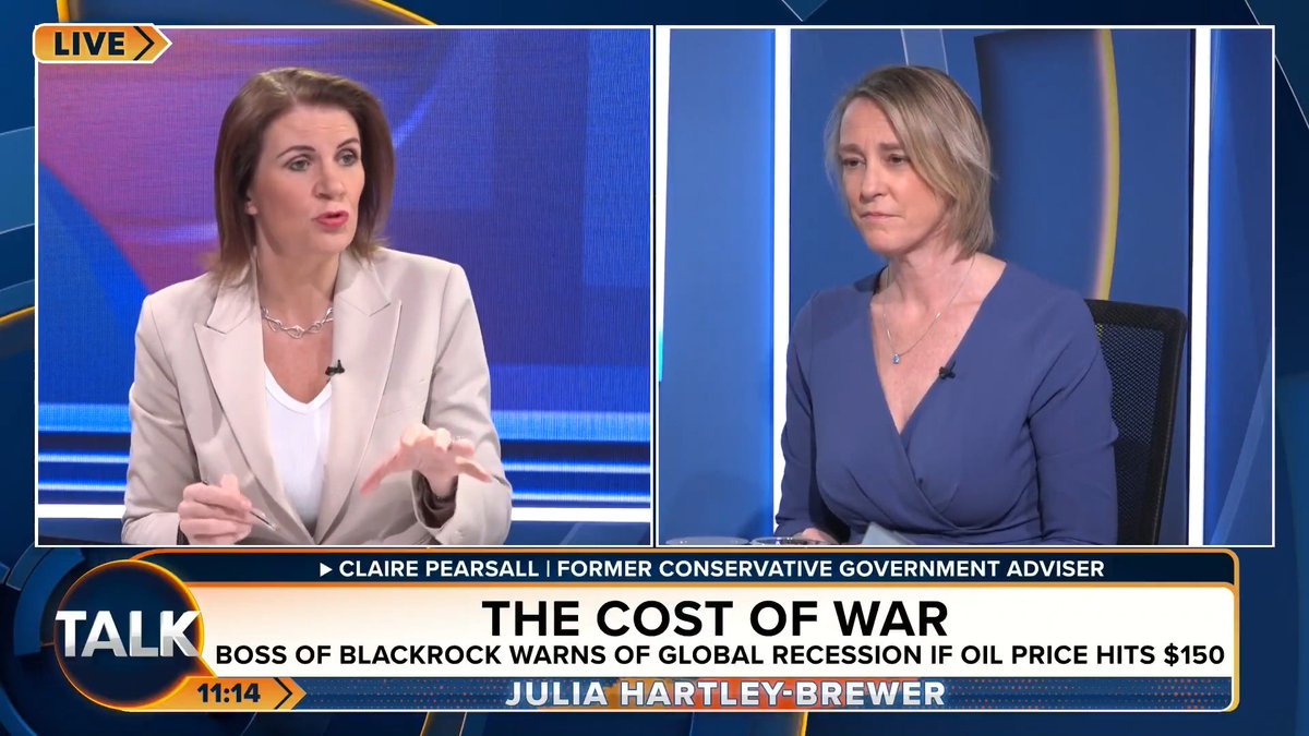 🚨"What the actual ****! We have at the current time only 2 or 3 days' worth of gas stored. We are NOT a serious country." Julia Hartley-Brewer says Britain's lack of energy security is the result of an "abject lack of governance" by politicians and civil servants. Julia Hartley-Brewer