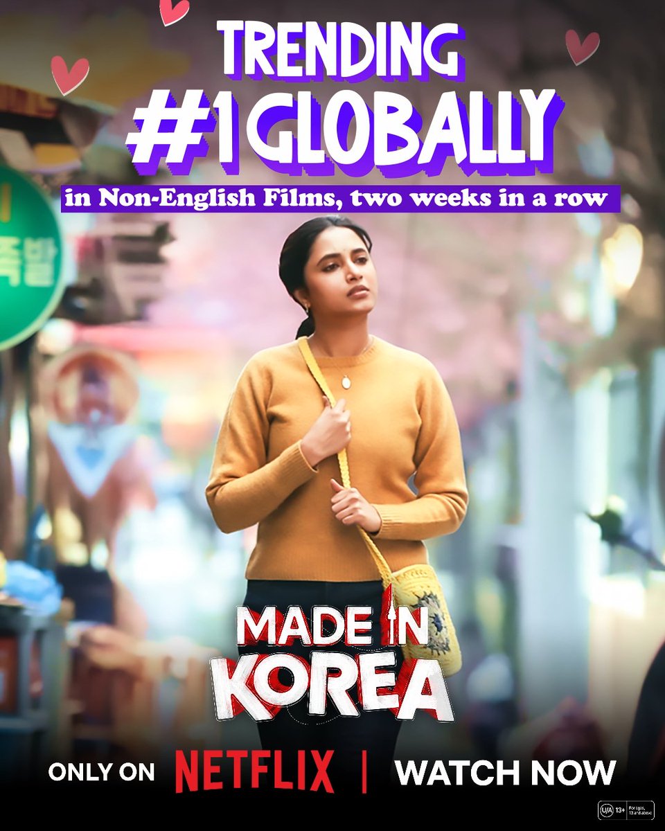 Two weeks at the top, and Shenba’s still ruling hearts worldwide 🥰😍
