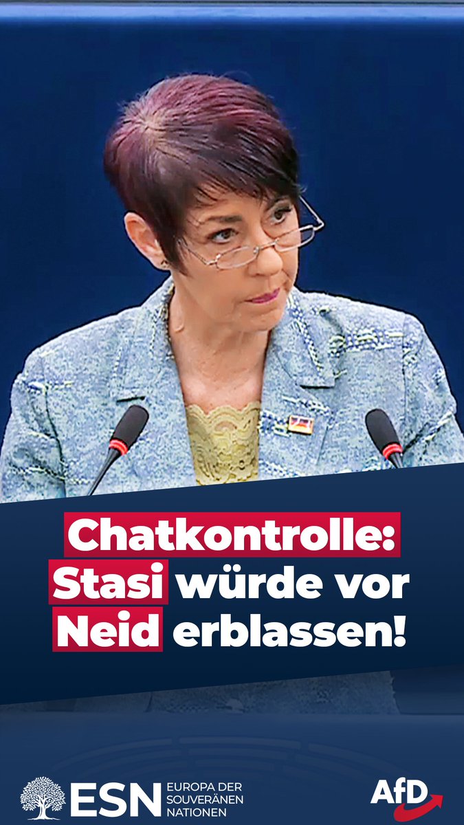 ++ Chatkontrolle: Die Stasi würde vor Neid erblassen! ++ Schreiben Sie sich das hinter die Ohren: Wenn der Bürger alles über die Regierung weiß, dann ist es Demokratie. Weiß hingegen die Regierung alles über den Bürger, dann ist das Totalitarismus! #chatcontrol