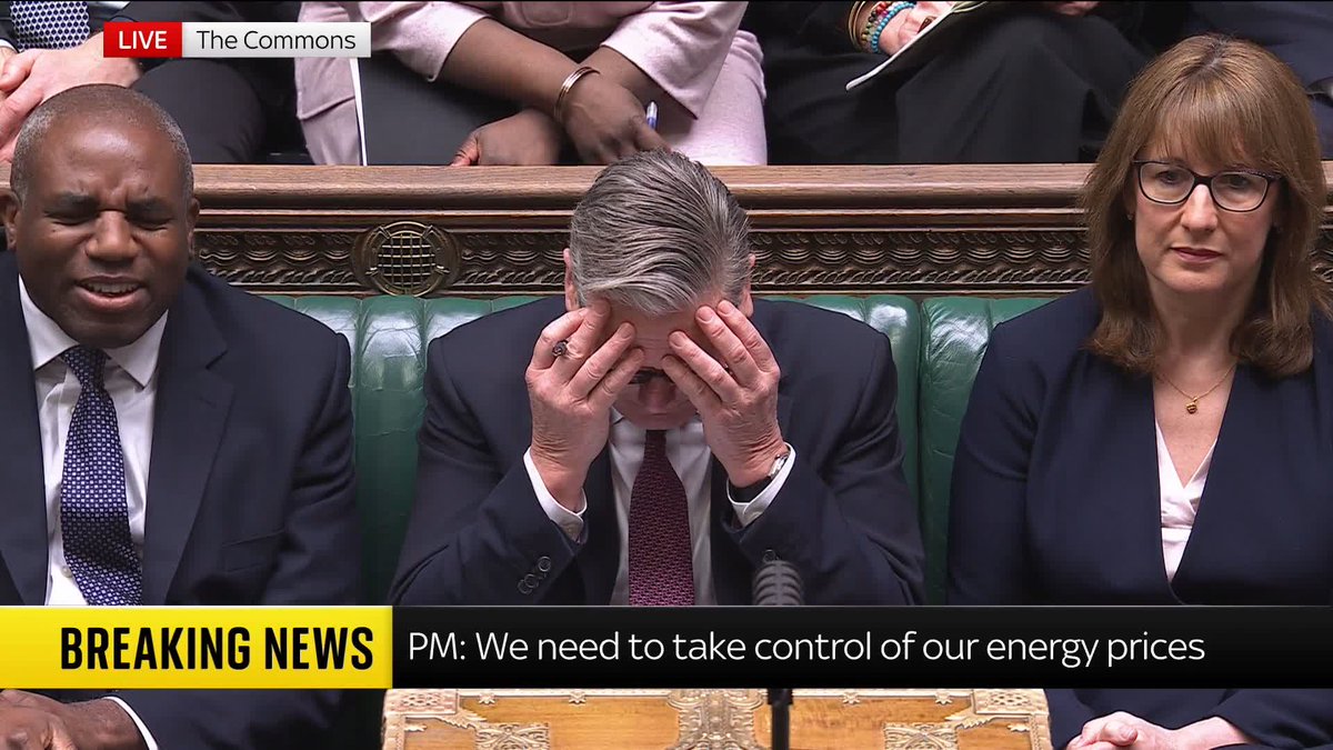 'The prime minister loves to hide behind legal processes.' Kemi Badenoch begins PMQs with the oil crisis, asking Sir Keir Starmer if he will "approve the licences for Rosebank and Jackdaw gas fields in the North Sea". 📺 Sky 501 and YouTube