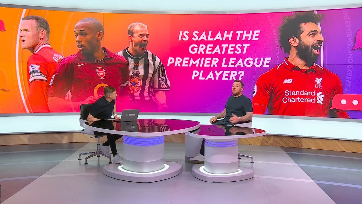 "He's in the conversation, definitely in the top 5" 👀 Where would you rank Salah amongst other Premier League greats? 📊