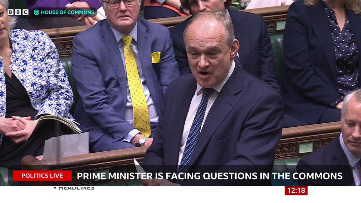 Ed Davey asks if Keir Starmer can guarantee energy bills won't go up for families and pensioners The PM says energy bills for households are capped until June regardless of what happens in conflict #PMQs