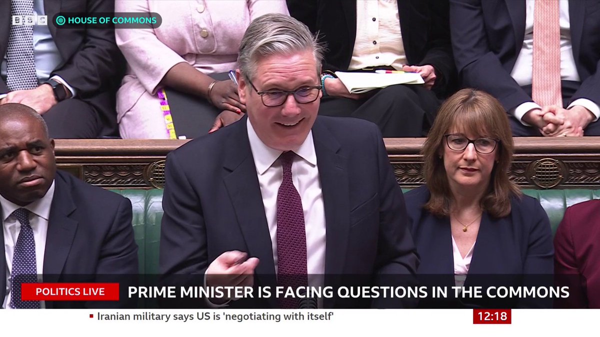 Kemi Badenoch says the country buys half its gas from Norway "Why is energy security the right policy for Labour in Norway, but the wrong policy for Labour in Britain?" Keir Starmer replies that she is attacking him about the law #PMQs