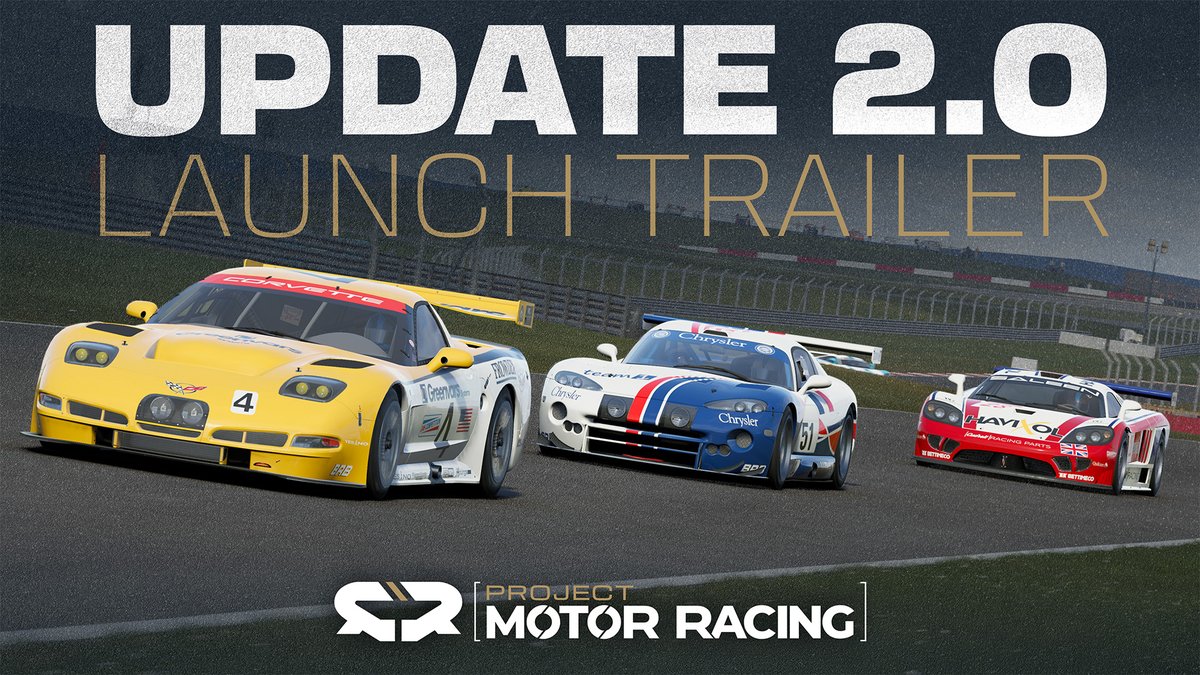 A new foundation. Update 2.0 is the most significant overhaul to #ProjectMotorRacing since launch and introduces a redesigned UI, far improved driving feel, enhanced online systems, and a stronger Career Mode. #BRINGEARPLUGS