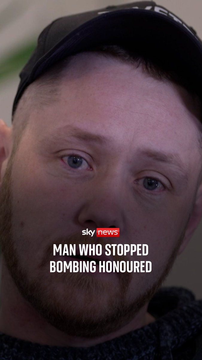 Nathan Newby, who was a patient St James's University Hospital, Leeds, intervened to prevent a bombing at the hospital in January 2023. He has now been awarded a medal for bravery
