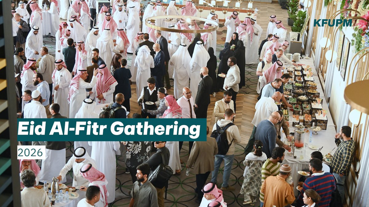 نعود مع بهجة العيد! 🎉 اجتمع منسوبو #جامعة_الملك_فهد_للبترول_والمعادن صباح اليوم في لقاء المعايدة، لتبادل التهاني بمناسبة عيد الفطر المبارك. لقراءة المزيد: #KFUPM