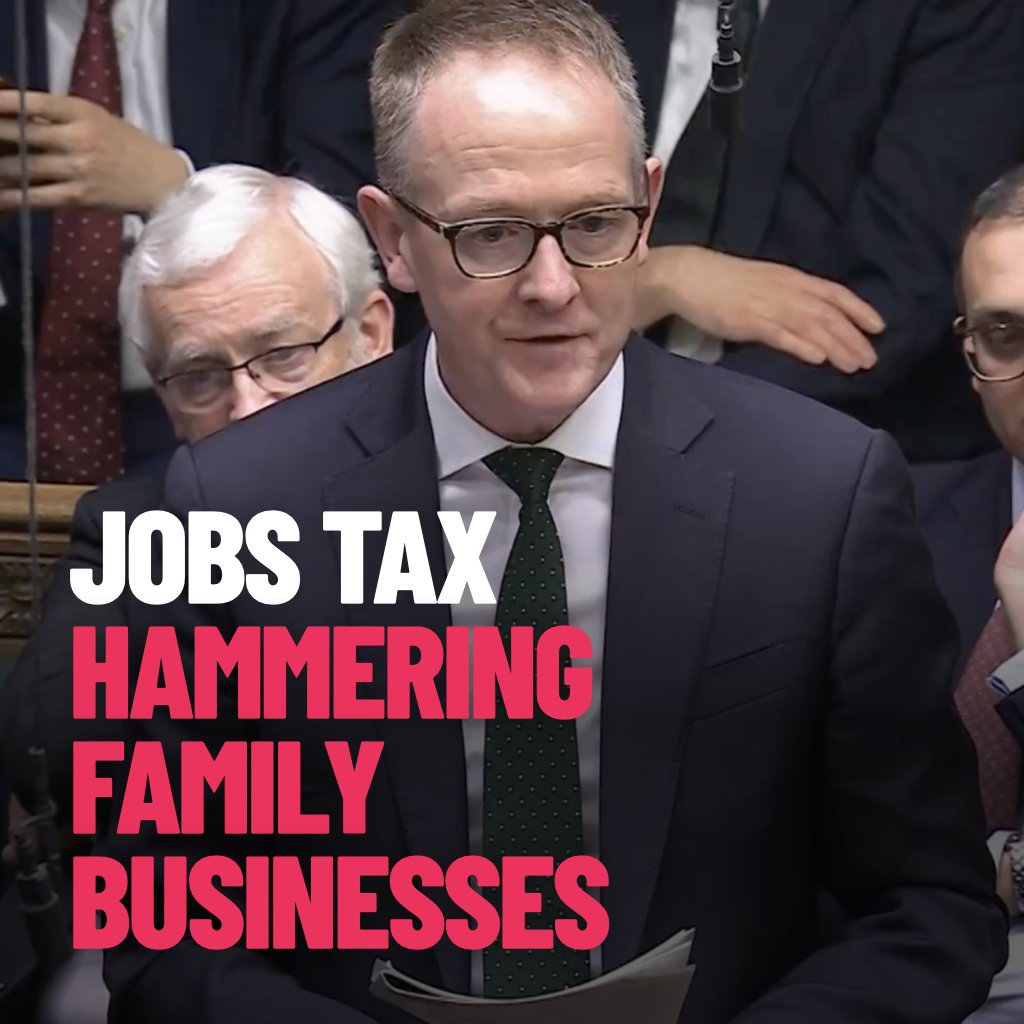 🚨 Small businesses are in crisis. At PMQs, I told Keir Starmer about Rob and Lizzie, who run the Kings Arms Hotel in Melrose. Labour’s Jobs Tax has increased their bills by £280,000. 🤯 How do they expect them to survive? As usual, Starmer gives a tone deaf answer...