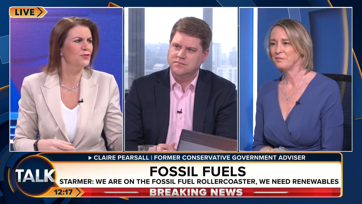 🚨"He's not the messiah, he's just the Energy Secretary, and he's absolutely wrong." Julia Hartley-Brewer and former Conservative Gov't Adviser Claire Pearsall react to the Government saying Britain needs to go further and faster on renewables. Julia Hartley-Brewer