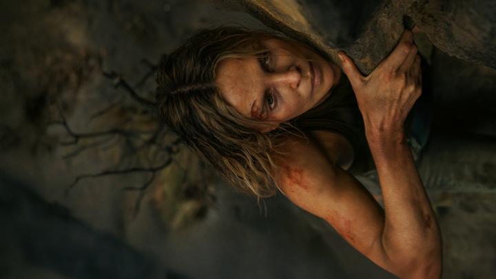 Charlize Theron and Taron Egerton star in APEX. Premiering April 24. A grieving woman seeks solace in the wilderness, only to find herself ensnared in a deadly game of cat and mouse with a serial killer