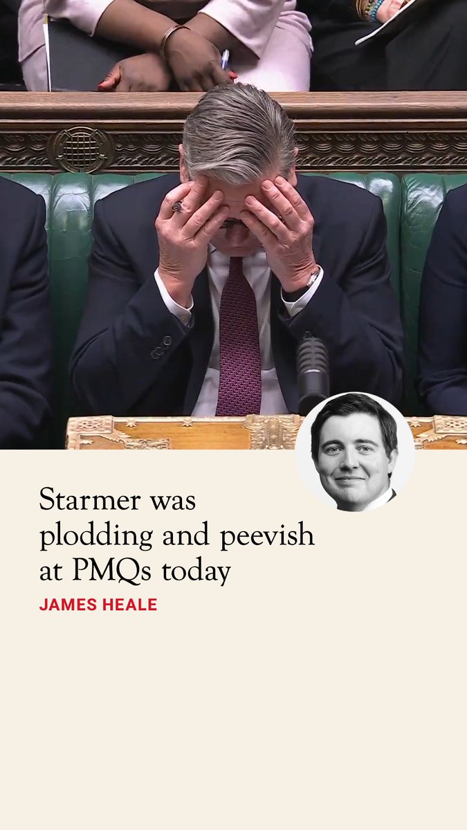 One of the great gifts in politics is the capacity to surprise. Kemi Badenoch, again, demonstrated her ability in this respect when she chose to wrong-foot Keir Starmer at the last PMQs before recess. ✍️ James Heale Article |