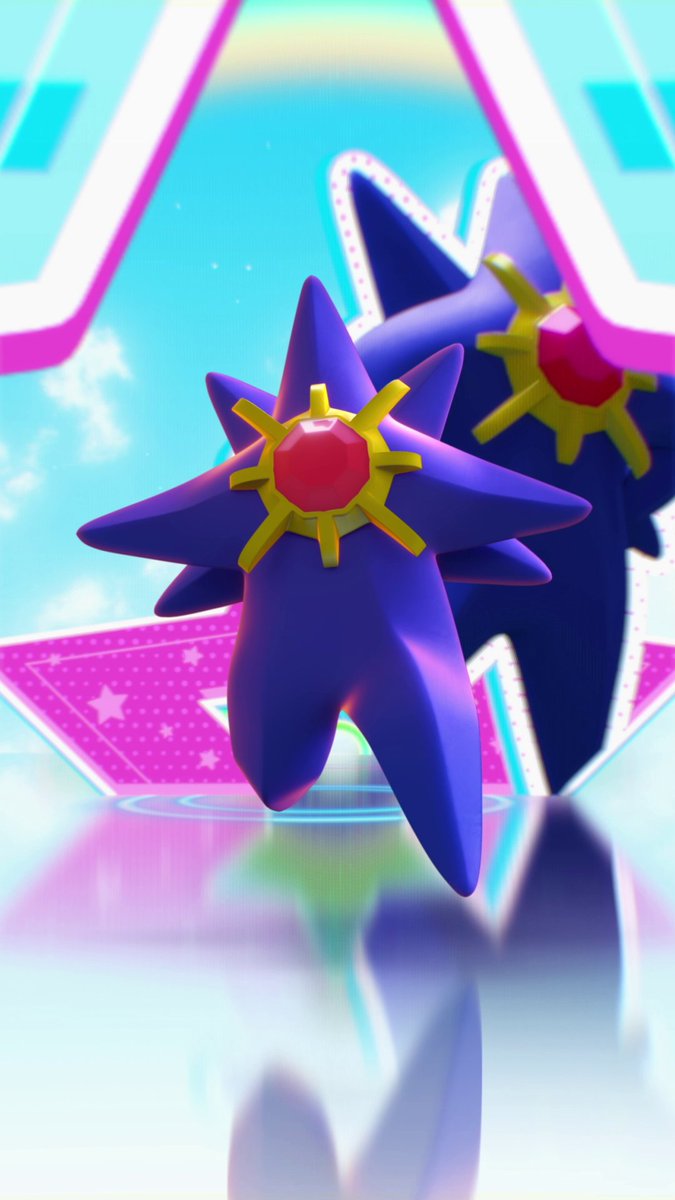 This Pokémon runs at you, wyd? 🤔 Mega Starmie ex brings the vibes to #PerfectOrder, available this Friday 💚🖤