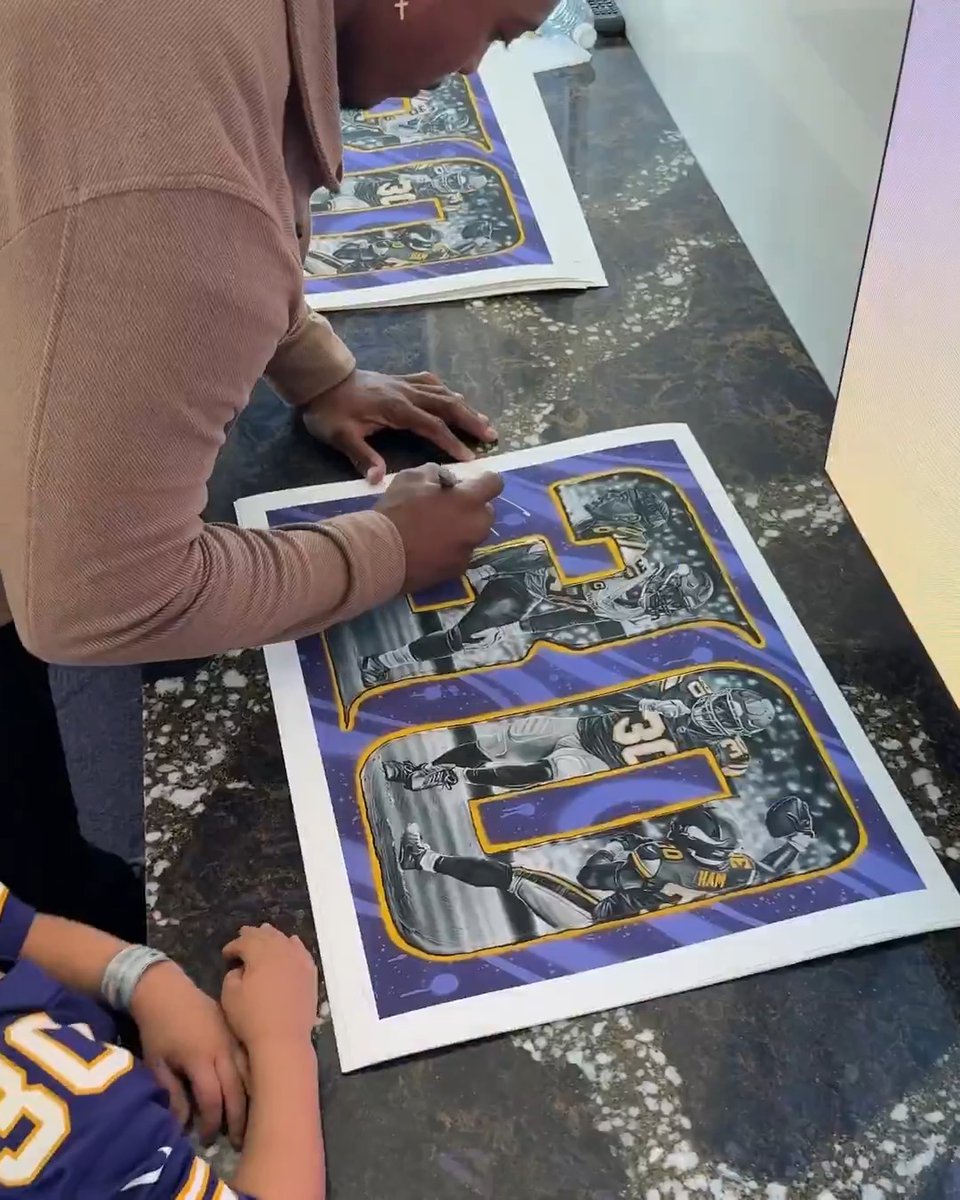 Enter to win a signed & framed print of Adam or C.J.’s custom retirement art! 📰:
