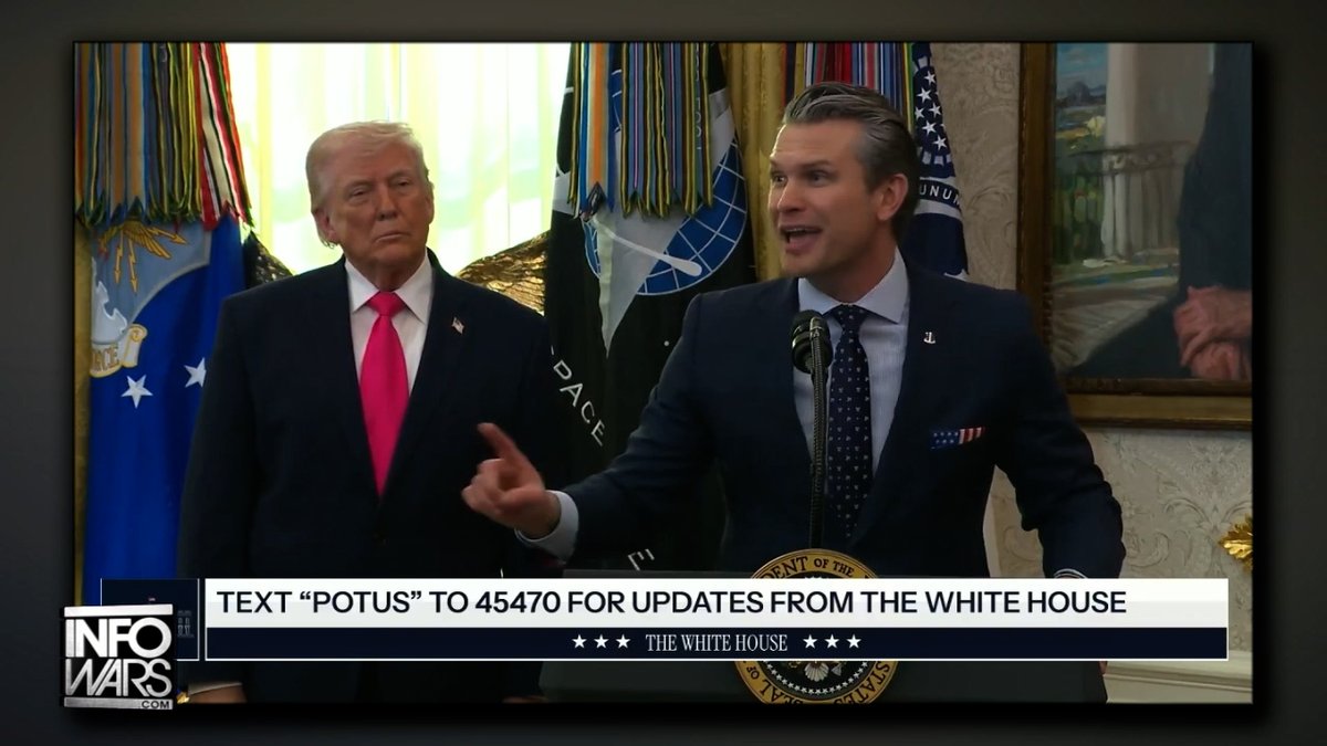 BREAKING VIDEO: "We Negotiate With Bombs!" War Sec. Pete Hegseth Warns Iranian Leadership With Hawkish Threats This is Literally the Definition of Terrorism- Do What We Say or We'll Blow You Up! 🔴WATCH/SHARE THE LIVE ALEX JONES SHOW NOW: