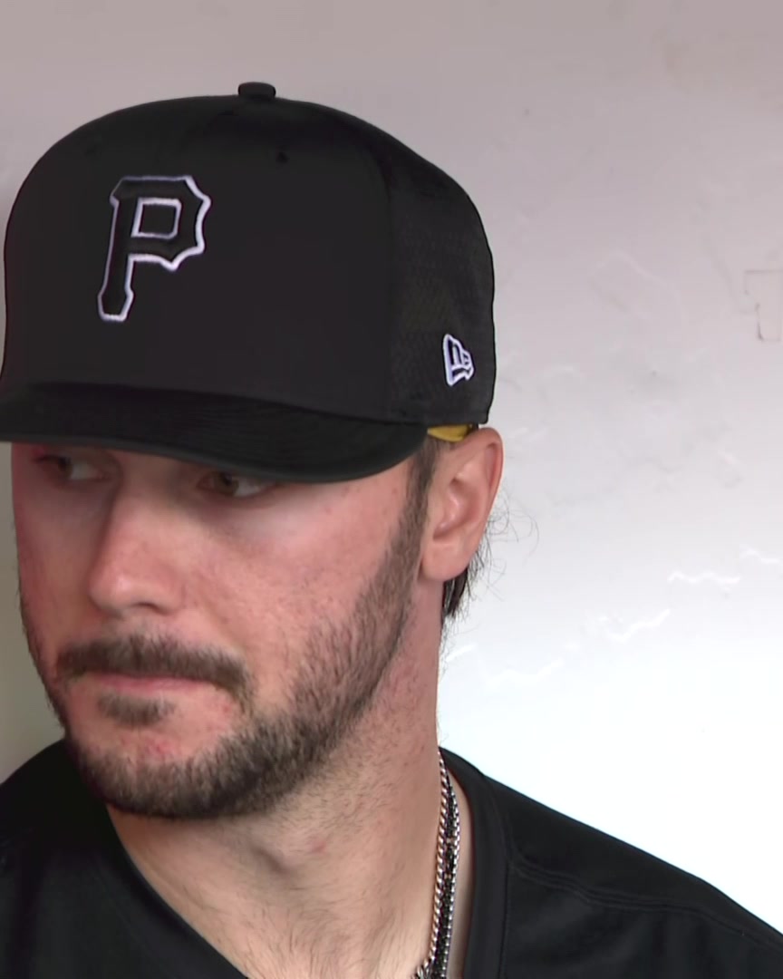 Paul Skenes is asked if opening up the season in New York is special to him in any way: "Maybe a little bit. It's kinda chilly."